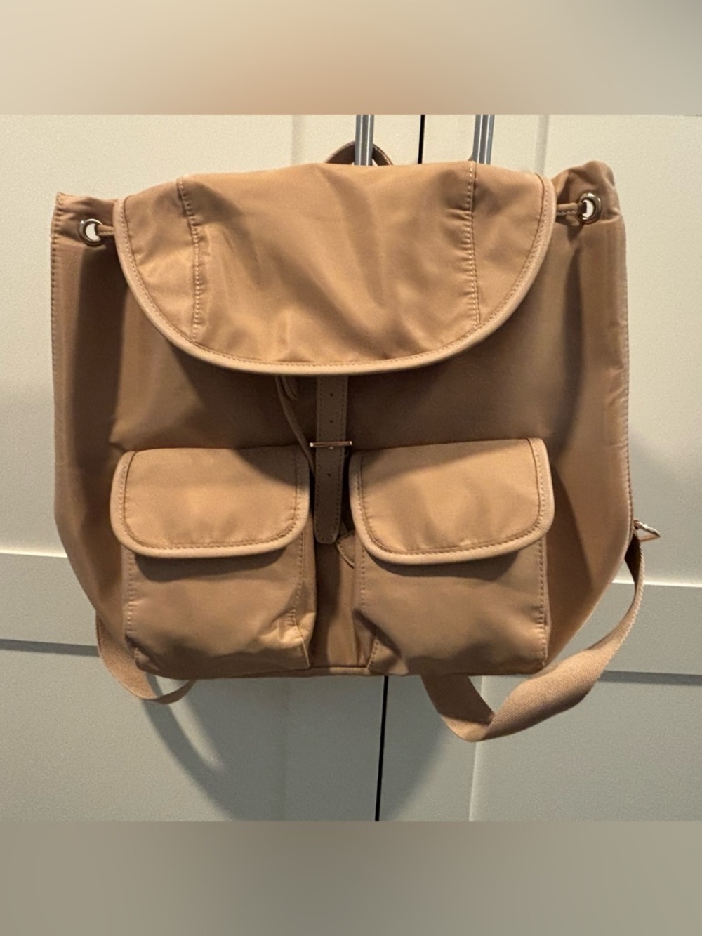 Year of Ours Tan Nylon Backpack